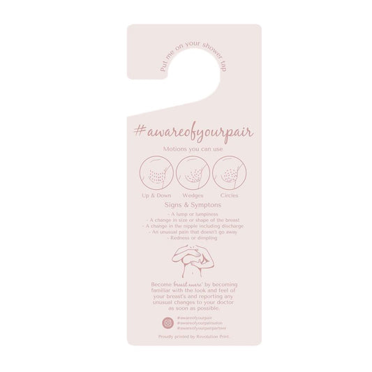 Aware Of Your Pair Shower Card